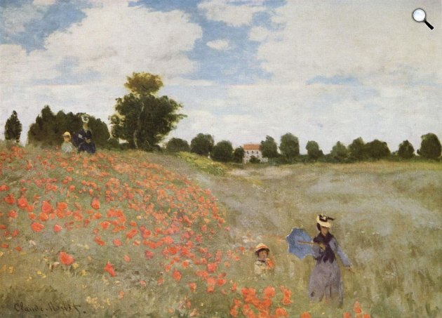 Claude Monet: Pipacsvirágzás, 1873 (Fotó: Musée d’Orsay, Párizs/Wikiart)