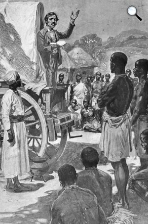 David Livingstone orvos-misszionárius Afrikában (Fotó: Pinterest)