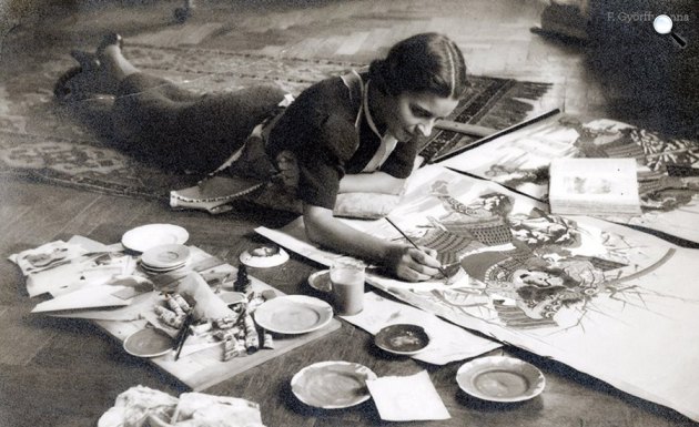 F. Györffy Anna grafikusművész, illusztrátor (Fotó: F. Györffy Anna/Facebook)