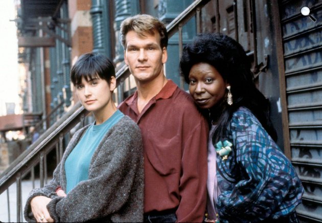 Ghost, Demi Moore, Patrick Swayze és Whoopi Goldberg, 1990 (Fotó: listal.com)