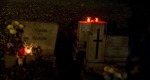 A Szemem Fénye Alapítvány megemlékezése, mécsesek, Pécs (MTI Fotó: Sóki Tamás)
