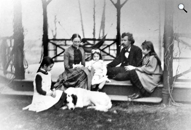 Mark Twain író - A Clemens-család otthon, 1885 (Fotó: Mark Twain House & Museum)