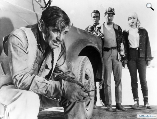 Kallódó emberek, Clark Gable, Montgomery Clift, Eli Wallach és Marilyn Monroe, 1960 (Fotó: listal.com)
