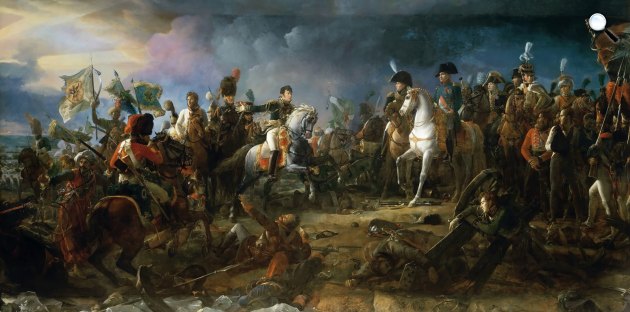 François Gérard: Napóleon és az austerlitzi csata (Fotó: Galerie des Batailles, Versailles)