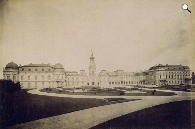 Festetics-kastély, Keszthely, 1895-1899 (Fotó: Fortepan / Budapest Főváros Levéltára. Levéltári jelzet: HU.BFL.XV.19.d.1.11.133)