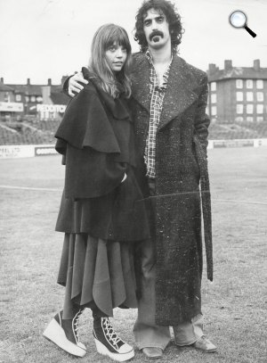 Frank Zappa zenész és felesége, Gail Zappa (Fotó: listal.com)