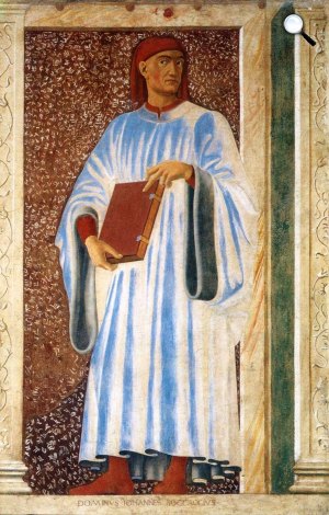 Andrea del Castagno: Giovanni Boccaccio olasz költő, író, 1450 (Fotó: lexpress.fr)