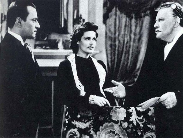  Halálos tavasz - Jávor Pál, Karády Katalin és Somlay Artúr, 1939 (Fotó: MANDA)