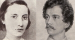Barabási Miklós: Petőfi Sándor, Roskovicz Ignác: Szendrey Júlia (Fotó: MEK, Cultura)