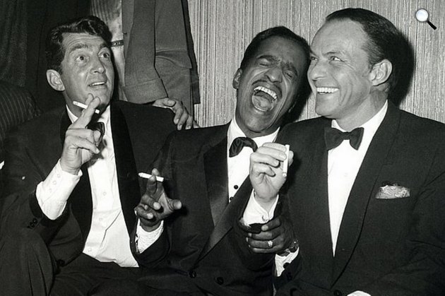 Rat Pack, Dean Martin, Sammy Davis Jr. és Frank Sinatra (Fotó: sinatra.com)