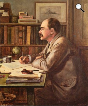 Sir Philip Burne Jones: Rudyard Kipling (Fotó: nybooks.com)