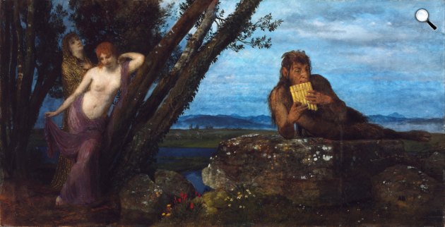 Arnold Böcklin: Tavaszi est, 1879 (Fotó: Szépművészeti Múzeum)