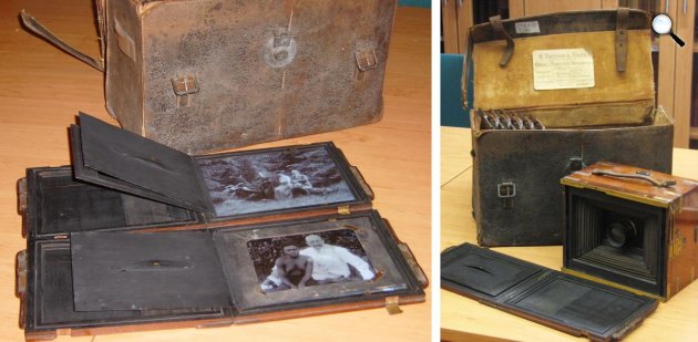 Bíró Lajos fényképezőgépe, amellyel megörökítette az utókor számára kalandos expedícióit (Fotó: Magyar Természettudományi Múzeum)