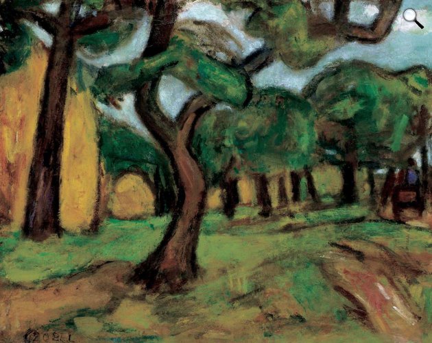 Czóbel Béla: Kertben, 1922 (Fotó: hung-art.hu)