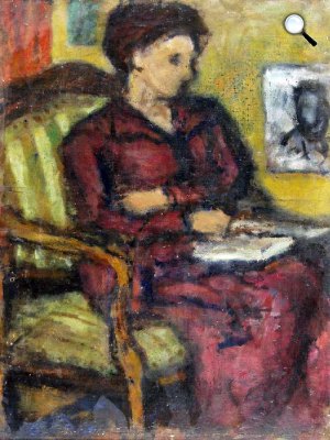 Czóbel Béla: Mária (Fotó: OSZK)