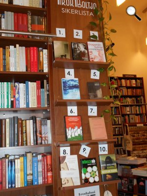 Írók Boltja 2015 novemberi sikerlistája (Fotó: Írók Boltja)