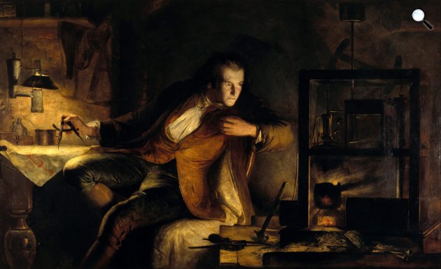 James Eckford Lauder: James Watt és a gőzgép feltalálása, 1855 (Fotó: Wikimédia)