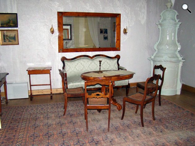 Madách-kastélyban a híres férfiszalon, Alsósztregova (Dolná Strehová), Szlovákia (Fotó: Madách-kastély/snm.sk)