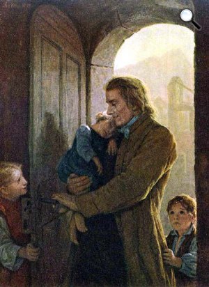 Albert Anker: Johann Heinrich Pestalozzi, 1870 (Fotó: Kunsthaus Zürich)