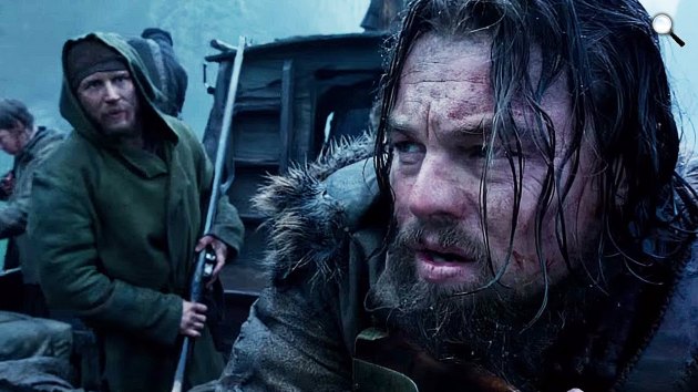 A visszatérő - Leonardo DiCaprio és Tom Hardy, 2015 (Fotó: InterCom)