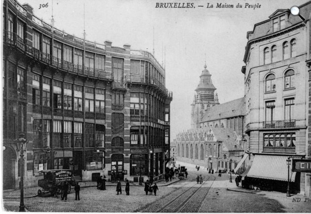 Victor Horta, Népház (Maison du Peuple), Brüsszel (Fotó: Wikipédia)