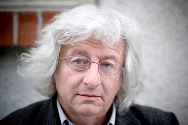 Esterházy Péter Kossuth-díjas magyar író, publicista (MTI Fotó: Kollányi Péter)