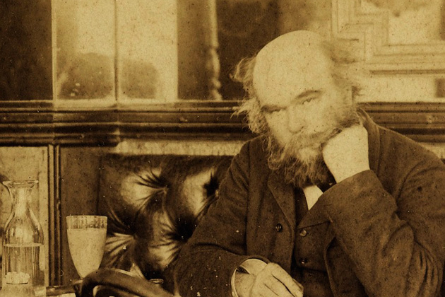 Paul Verlaine (1844-1896) költő a Café François-ban, 1892 (Fotó: M. Dornac, sothebys.com)