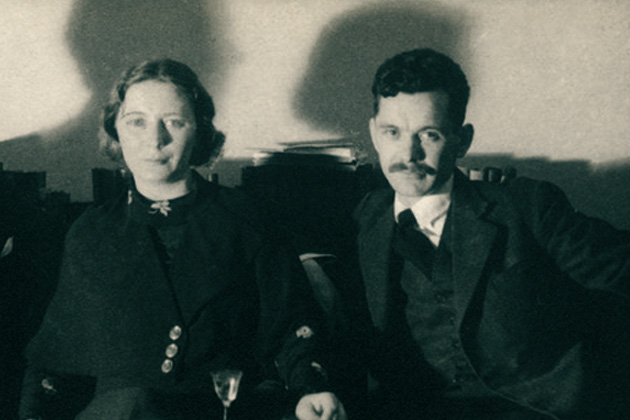 József Attila és Szántó Judit (Szántó Gyuláné Ludman Judit), 1935 (Fotó: PIM)
