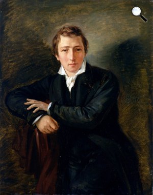 Moritz Daniel Oppenheim: Heinrich Heine, 1831 (fotó: Wikipédia)