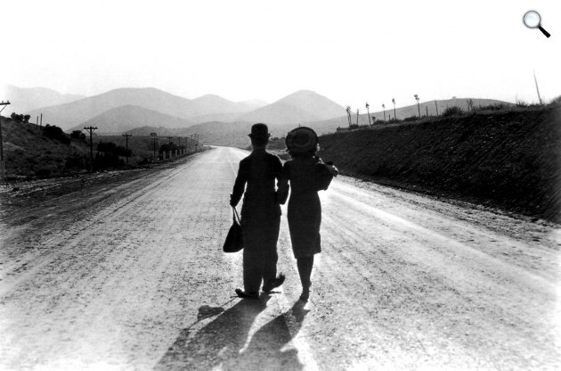 Modern idők - Charlie Chaplin és Paulette Goddard, 1936 (Fotó: listal.com)