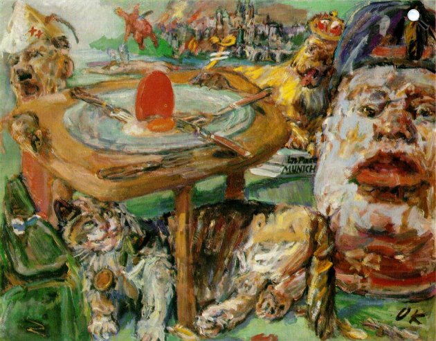 Oskar Kokoshka: A vörös tojás, 1941 (Fotó: Wikiart)