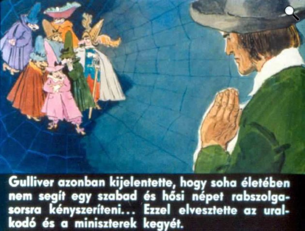 Zórád Ernő - Jonathan Swift: Gulliver Lilliputban 44. (Fotó: zoraderno.hu)