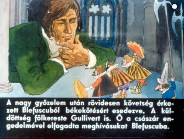 Zórád Ernő - Jonathan Swift: Gulliver Lilliputban 45. (Fotó: zoraderno.hu)