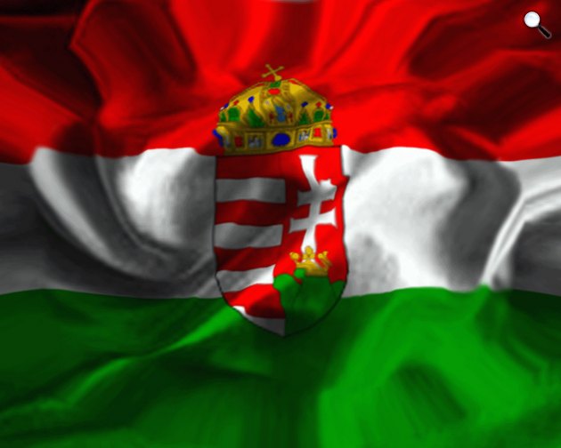 Magyar címeres zászló (Fotó: haadesm)