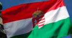 Magyarország címeres zászlaja (MTI Fotó)