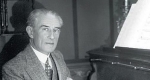 Maurice Ravel a zongoránál (Fotó: Wikipédia)