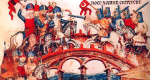 A muhi csata korabeli ábrázolása, 1241 (Fotó: OSZK)
