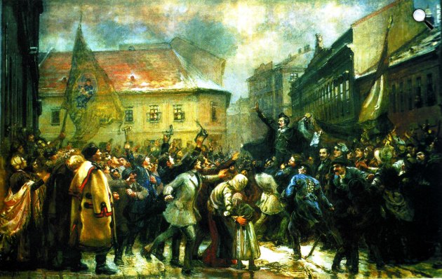 Thorma János: Talpra magyar!, 1898 (Fotó: OSZK)