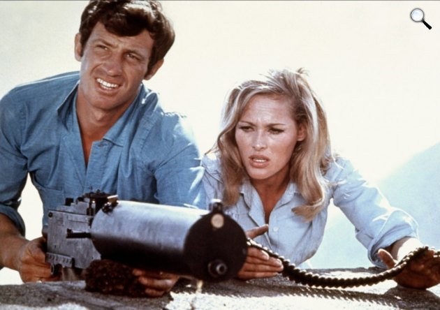 Ursula Andress és Jean-Paul Belmondo (Fotó: listal.com)
