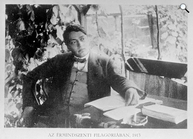 Ady Endre költő, Érmindszenten, 1915 (Fotó: PIM)