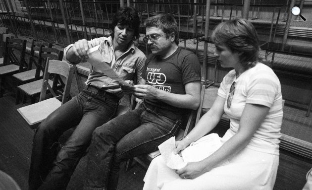 Bródy János, Szörényi Levente, Kovács Kati, 1978 (Fotó: Fortepan)