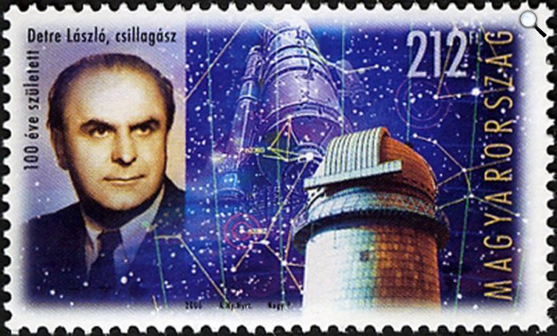 Emlékbélyeg Detre László születésének 100. évfordulóján (Fotó: Magyar Posta)