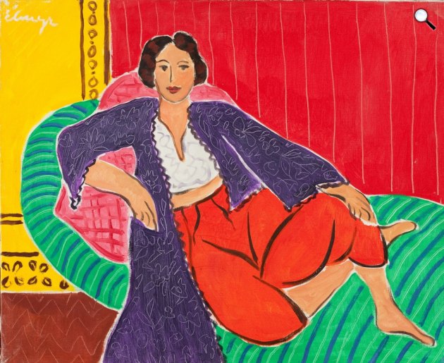 Elmyr de Hory (Hoffmann Elemér) festőművész, hamisító: Odalisque c. műve (Fotó: artnews.com)