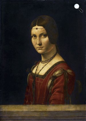Leonardo da Vinci, La Belle Ferronniere, c. 1490 (Fotó: Wikiart)