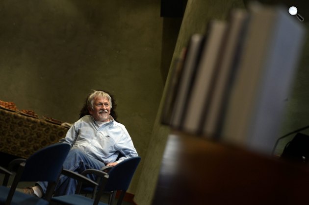 Oravecz Imre író, költő (MTI Fotó: Kovács Tamás)