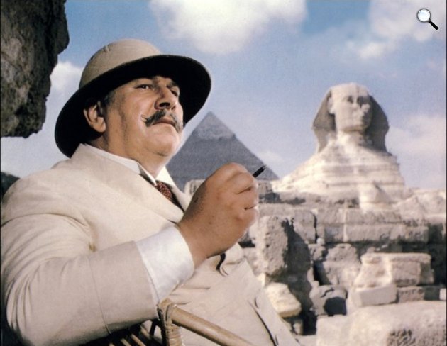 Agatha Christie: Poirot, Sir Peter Ustinov színművész (Fotó: listal.com)