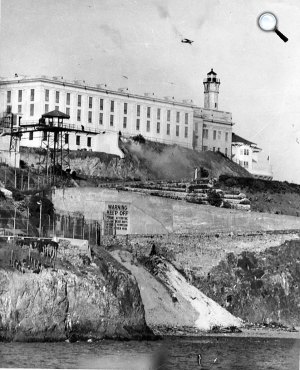 Alcatraz-sziget - A szikla - börtön, San Francisco, 1946 (Fotó: sfgate.com)