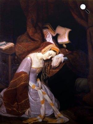 Edouard Cibot: Boleyn Anna a Towerben, 1835 (Fotó: Musée Roulin)