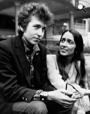 Bob Dylan és Joan Baez, London, 1965 (Fotó: Keystone/listal.com)