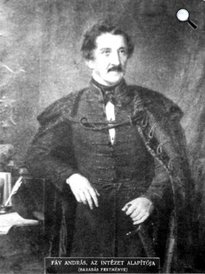 Fáy András (1786-1864), író, politikus és nemzetgazda arcképe (Barabás Miklós festménye nyomán) (Fotó: OSZK)